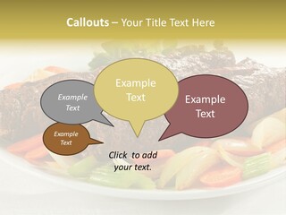 Lunch Beef Chicken PowerPoint Template