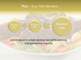Lunch Beef Chicken PowerPoint Template