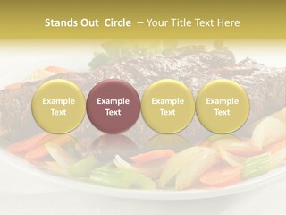 Lunch Beef Chicken PowerPoint Template