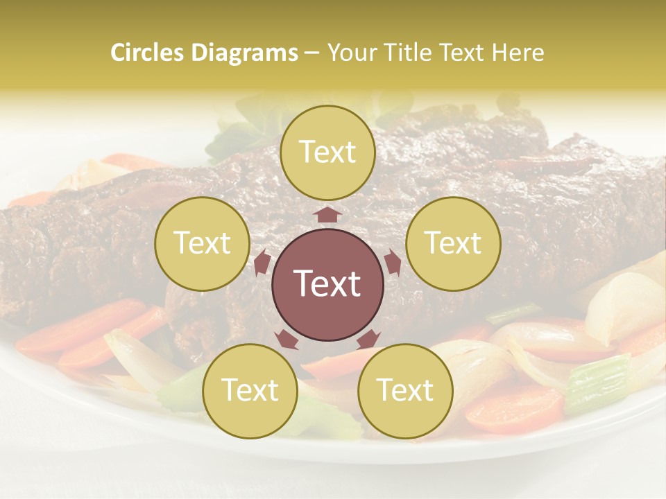 Lunch Beef Chicken PowerPoint Template