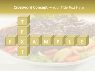 Lunch Beef Chicken PowerPoint Template