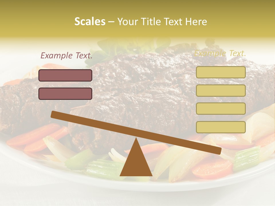 Lunch Beef Chicken PowerPoint Template
