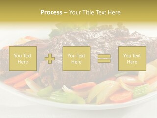 Lunch Beef Chicken PowerPoint Template