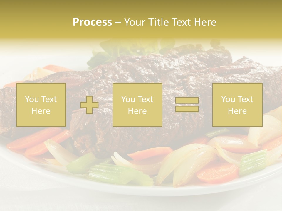 Lunch Beef Chicken PowerPoint Template