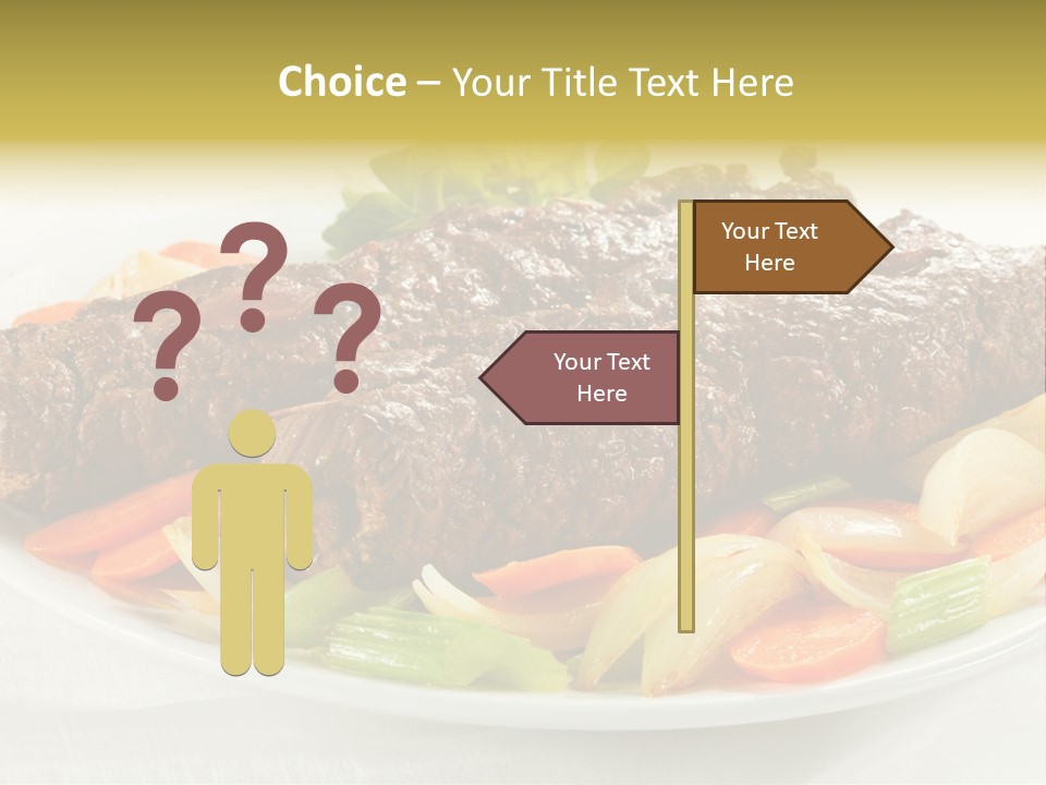 Lunch Beef Chicken PowerPoint Template