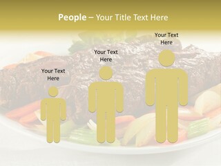 Lunch Beef Chicken PowerPoint Template