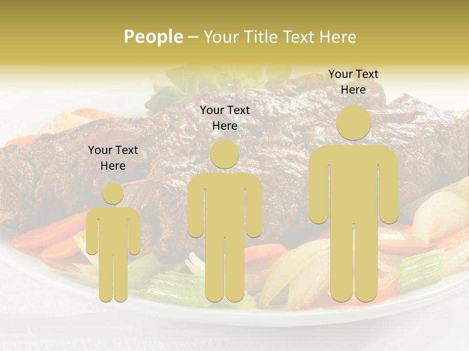Lunch Beef Chicken PowerPoint Template