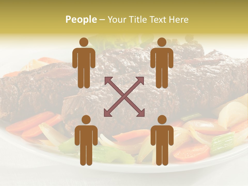 Lunch Beef Chicken PowerPoint Template