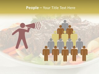 Lunch Beef Chicken PowerPoint Template