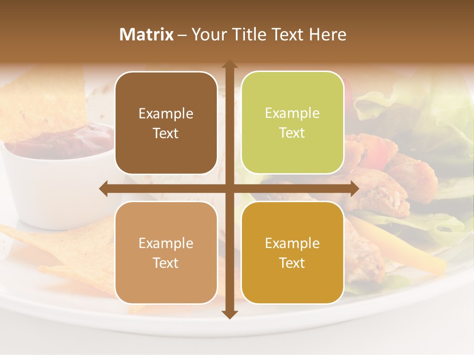 Horizontal Roasted Brown PowerPoint Template