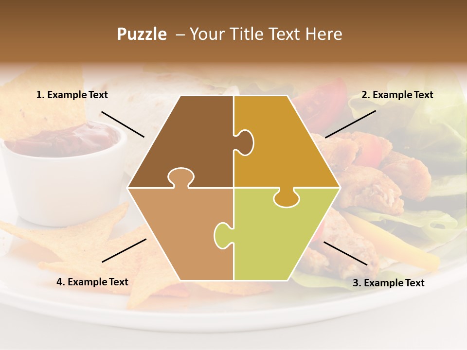 Horizontal Roasted Brown PowerPoint Template