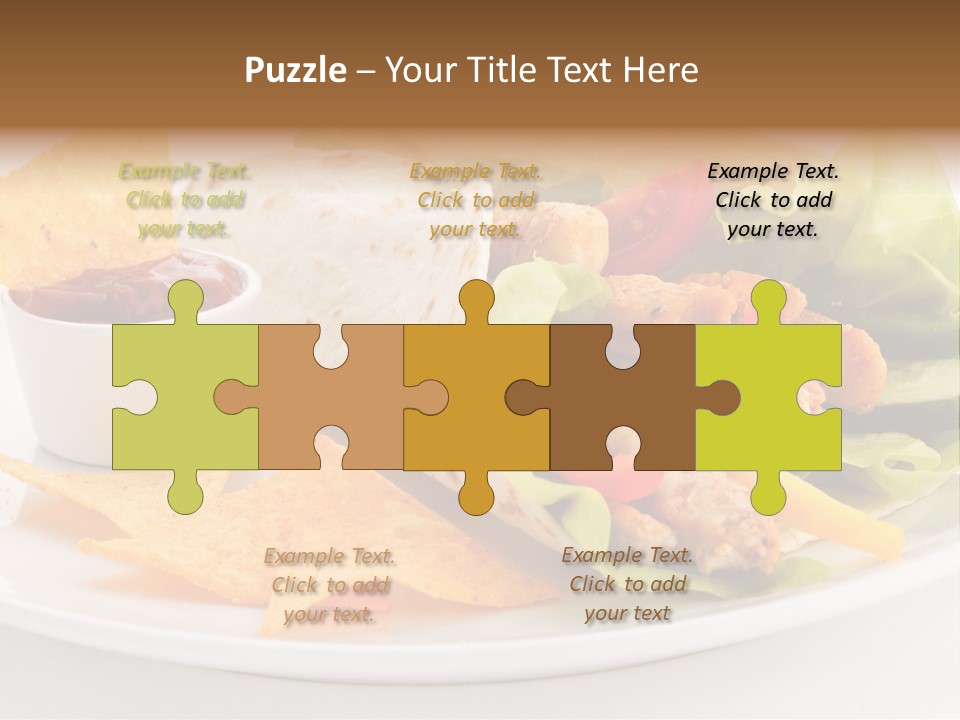 Horizontal Roasted Brown PowerPoint Template