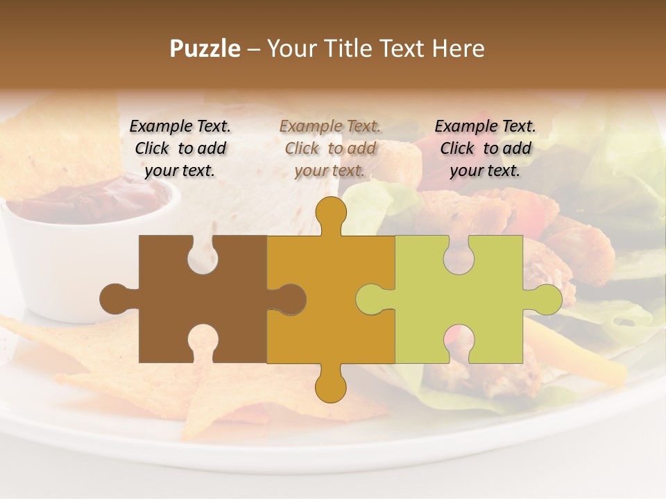 Horizontal Roasted Brown PowerPoint Template