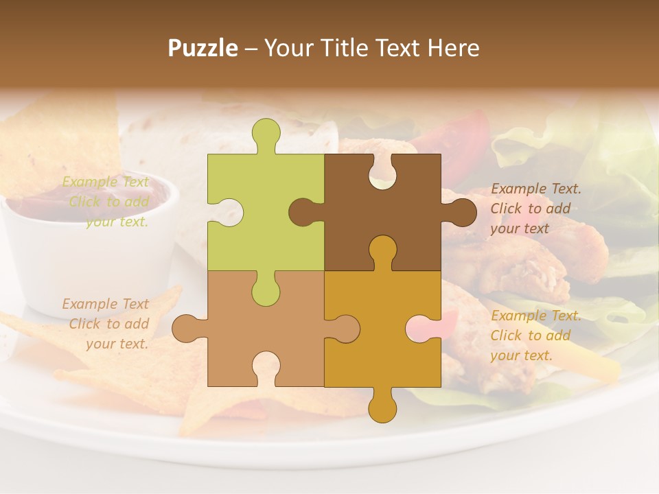 Horizontal Roasted Brown PowerPoint Template