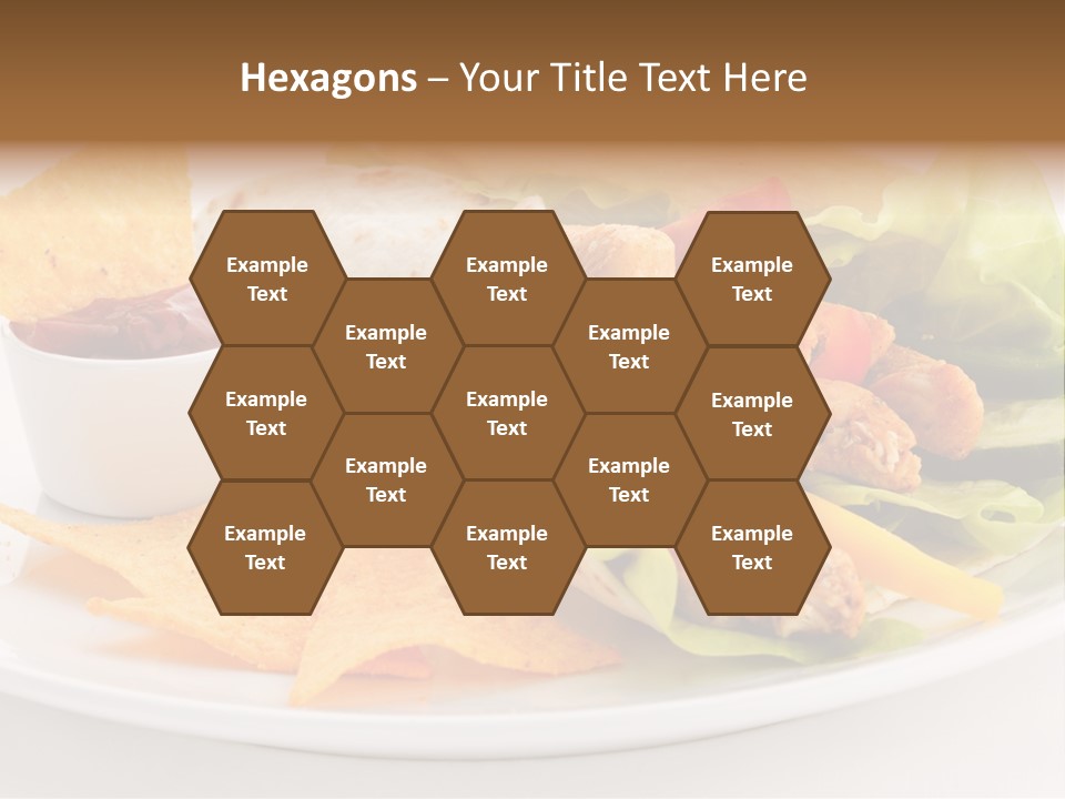 Horizontal Roasted Brown PowerPoint Template