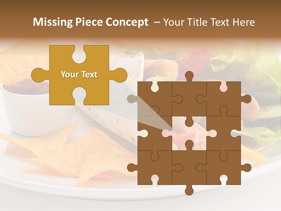 Horizontal Roasted Brown PowerPoint Template