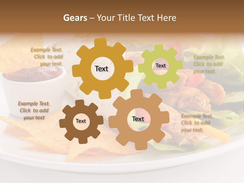 Horizontal Roasted Brown PowerPoint Template