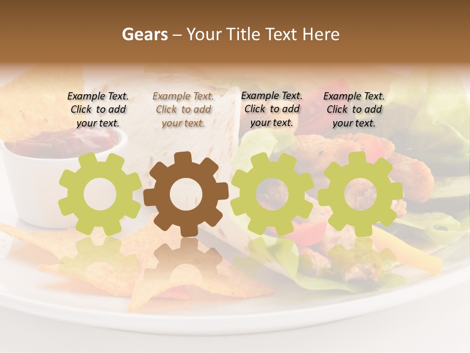 Horizontal Roasted Brown PowerPoint Template