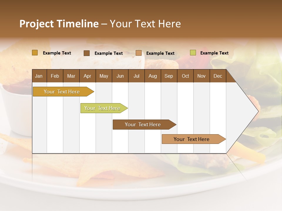 Horizontal Roasted Brown PowerPoint Template