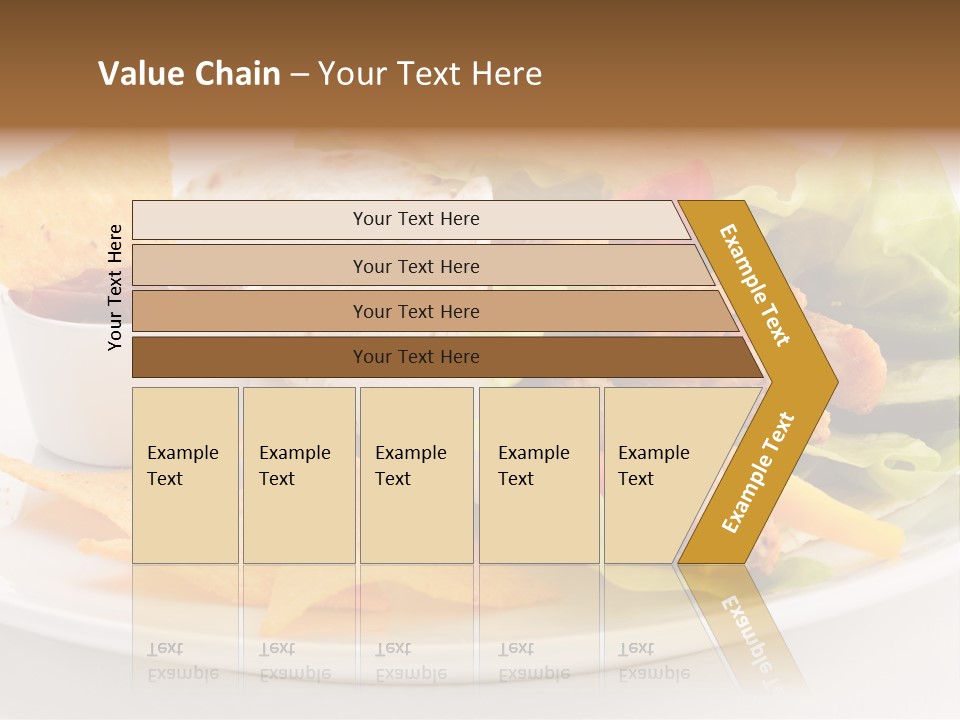 Horizontal Roasted Brown PowerPoint Template
