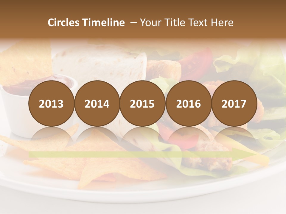 Horizontal Roasted Brown PowerPoint Template