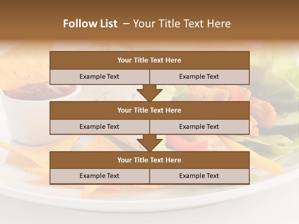 Horizontal Roasted Brown PowerPoint Template
