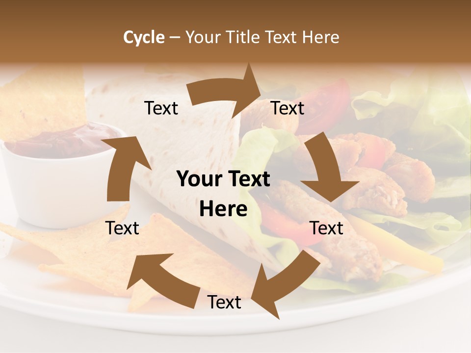 Horizontal Roasted Brown PowerPoint Template