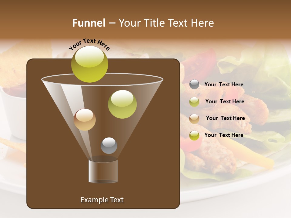 Horizontal Roasted Brown PowerPoint Template