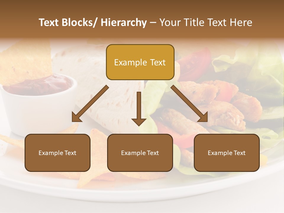 Horizontal Roasted Brown PowerPoint Template