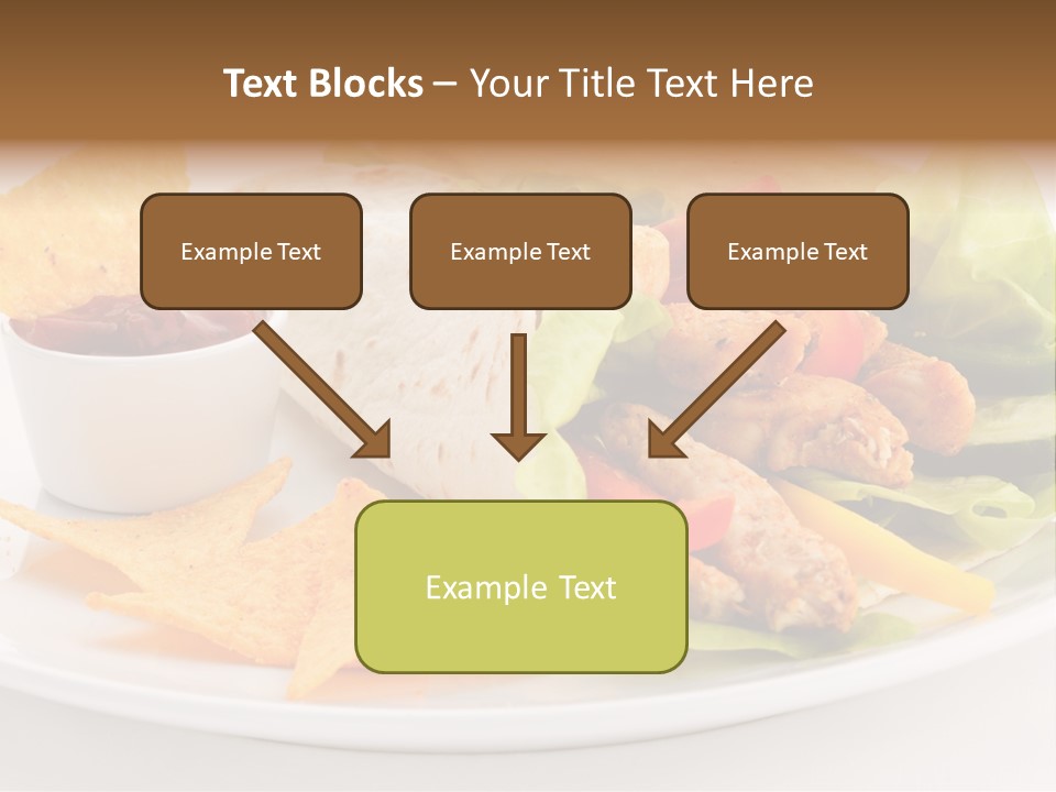 Horizontal Roasted Brown PowerPoint Template