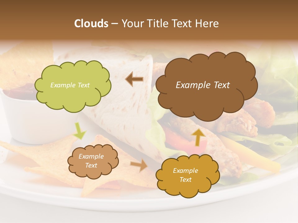 Horizontal Roasted Brown PowerPoint Template