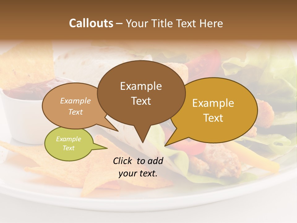Horizontal Roasted Brown PowerPoint Template