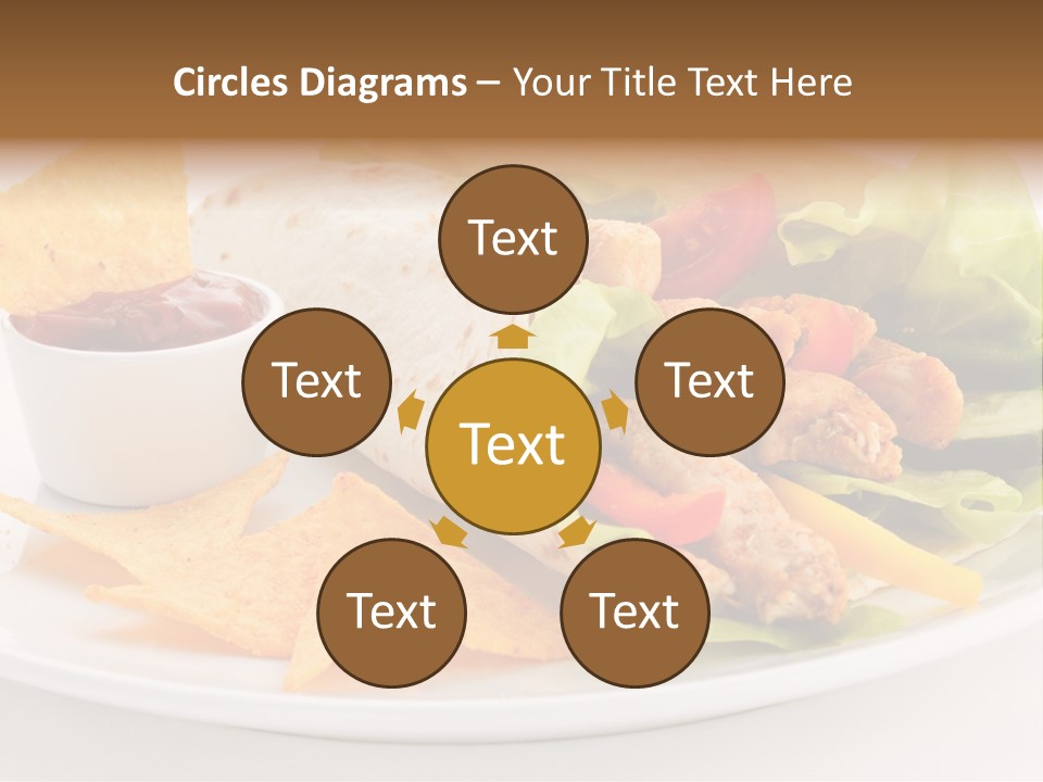 Horizontal Roasted Brown PowerPoint Template