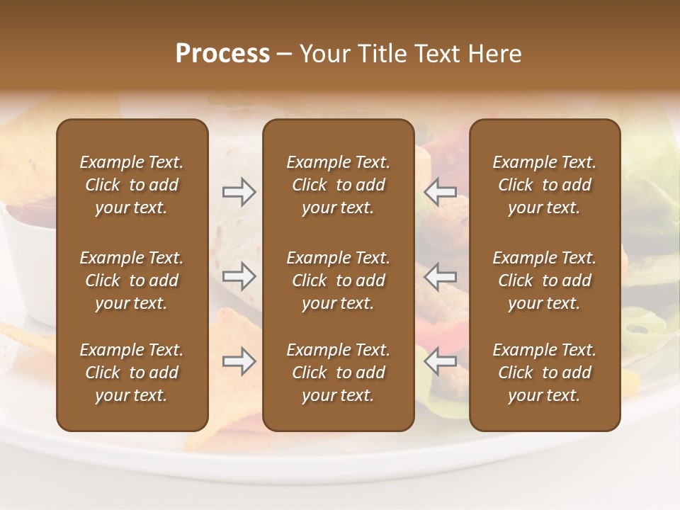 Horizontal Roasted Brown PowerPoint Template