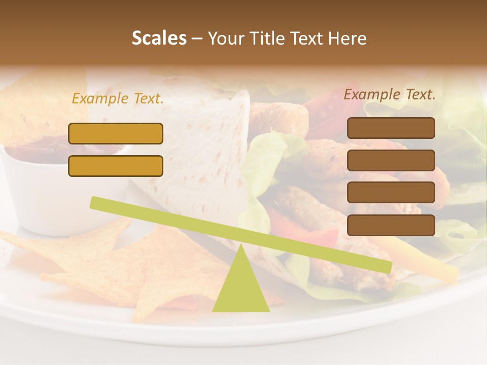 Horizontal Roasted Brown PowerPoint Template