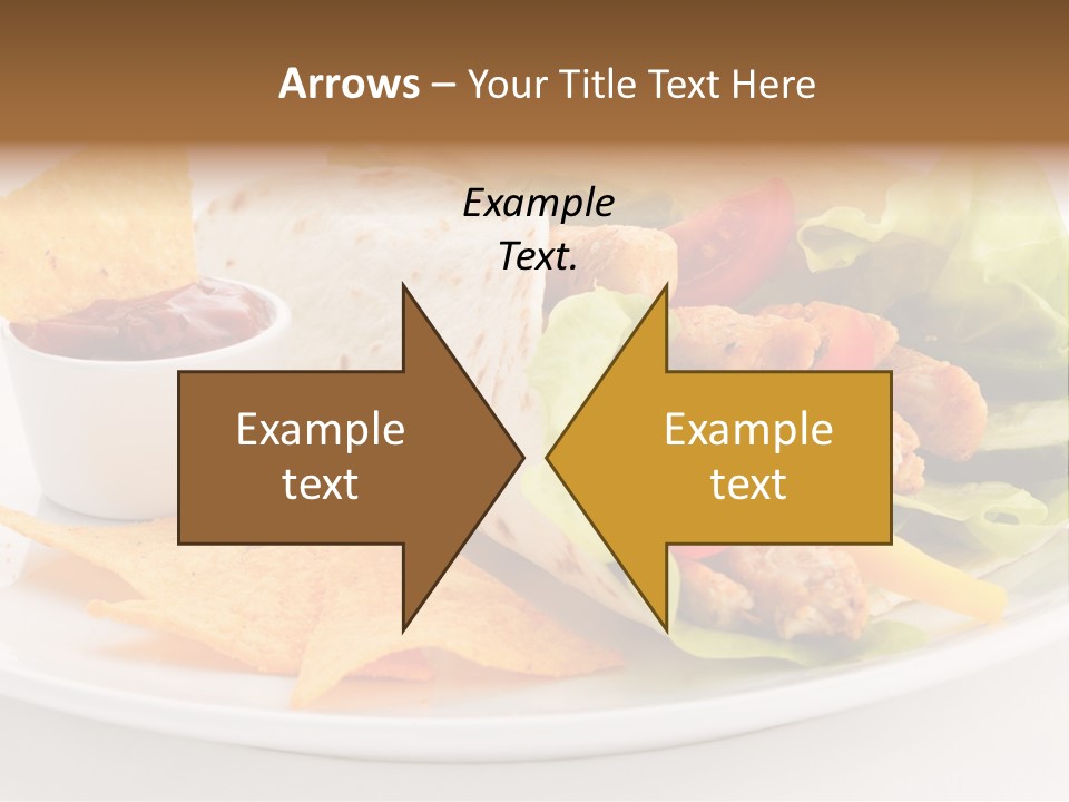 Horizontal Roasted Brown PowerPoint Template