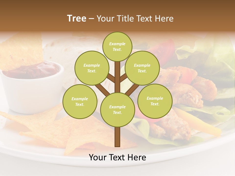 Horizontal Roasted Brown PowerPoint Template