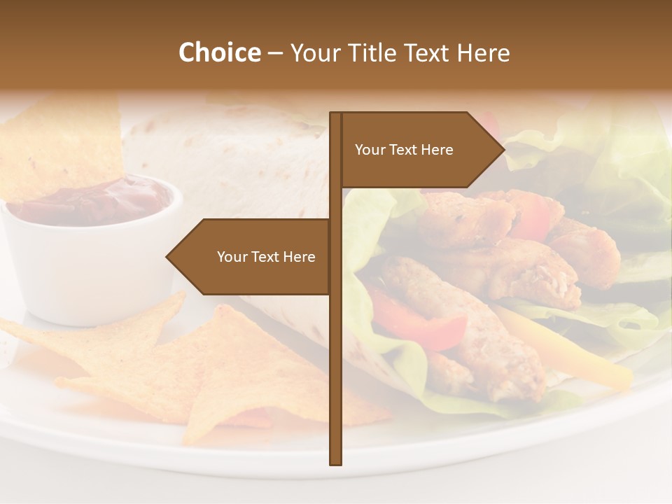 Horizontal Roasted Brown PowerPoint Template