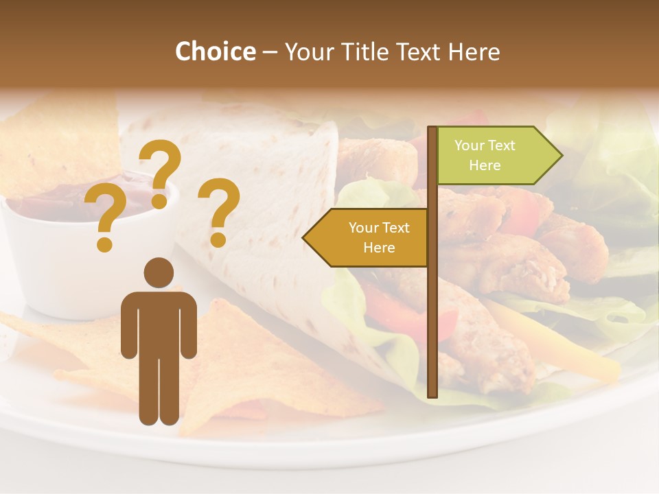Horizontal Roasted Brown PowerPoint Template