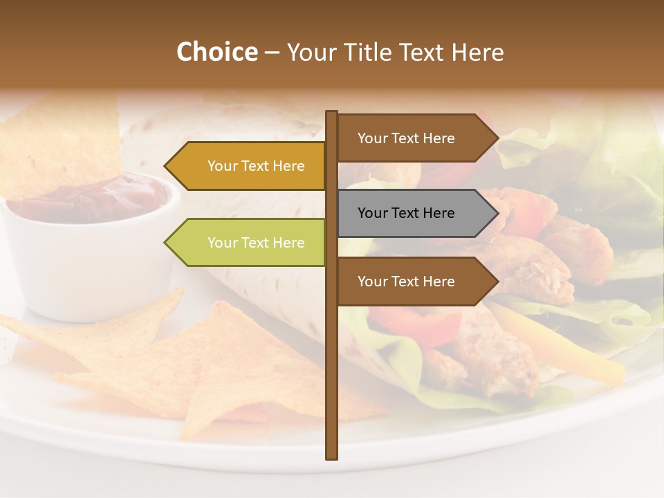 Horizontal Roasted Brown PowerPoint Template
