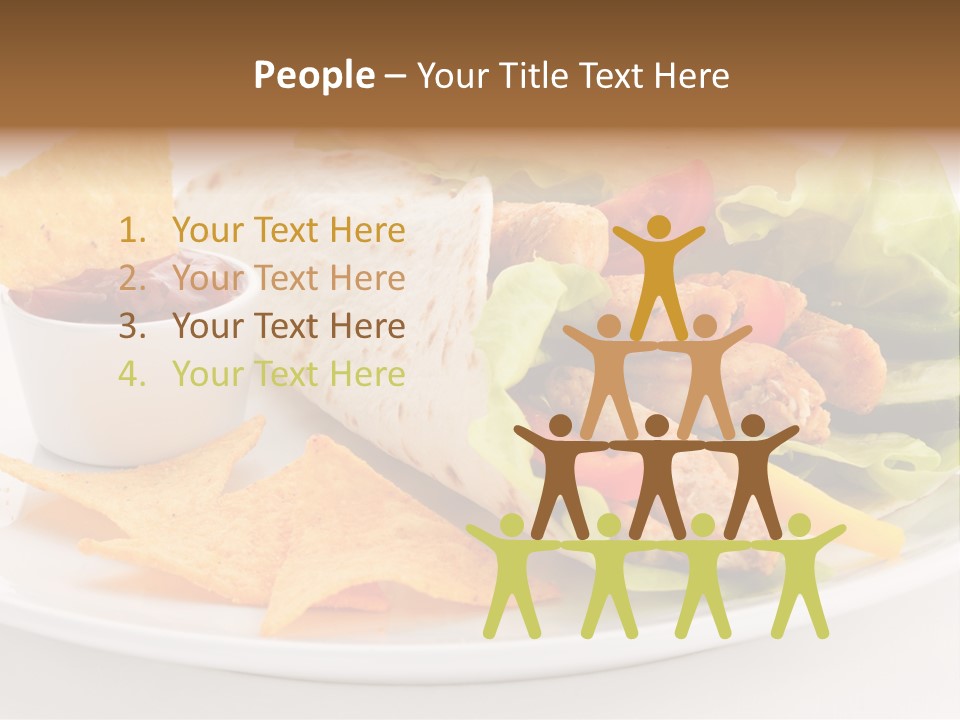 Horizontal Roasted Brown PowerPoint Template