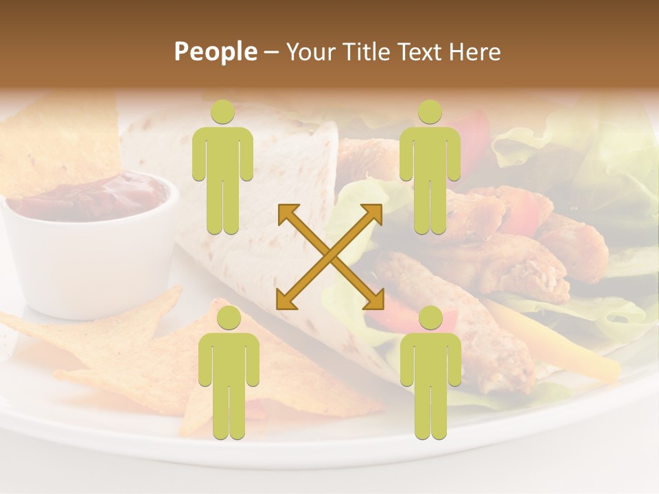 Horizontal Roasted Brown PowerPoint Template