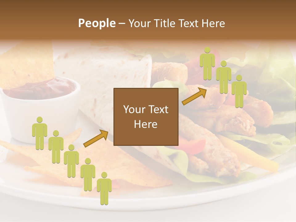 Horizontal Roasted Brown PowerPoint Template