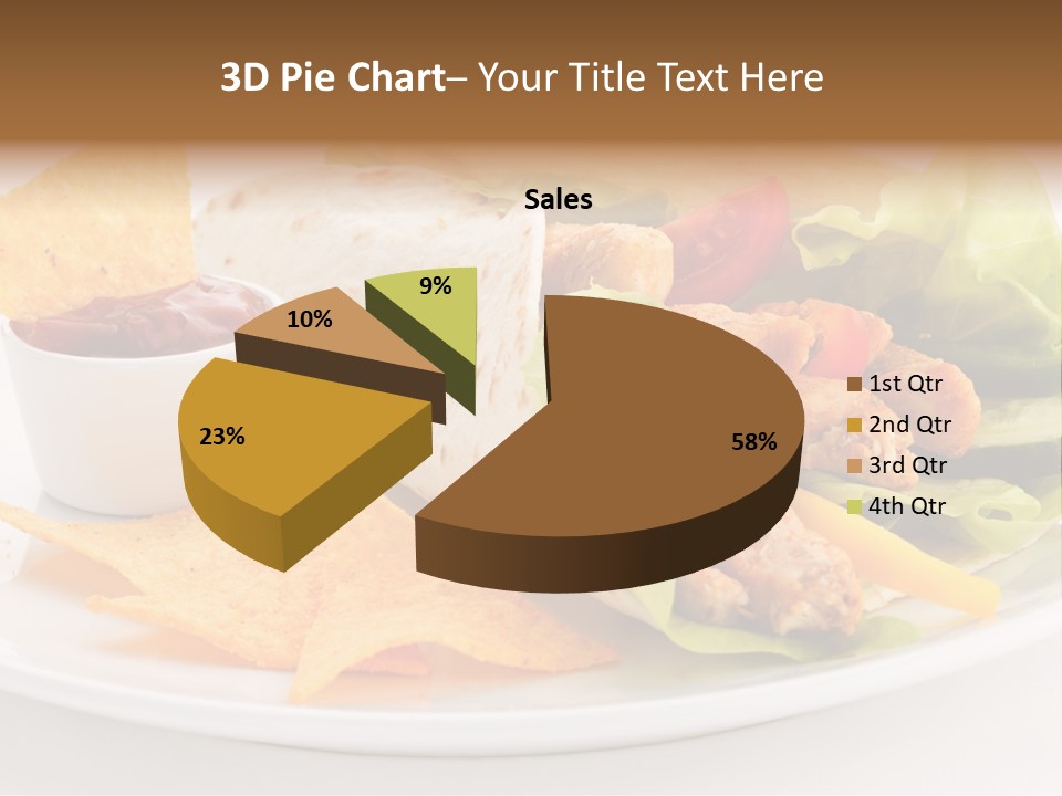 Horizontal Roasted Brown PowerPoint Template