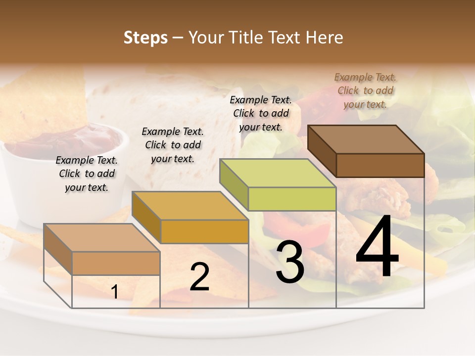 Horizontal Roasted Brown PowerPoint Template