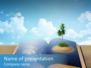 Data Water Green PowerPoint Template