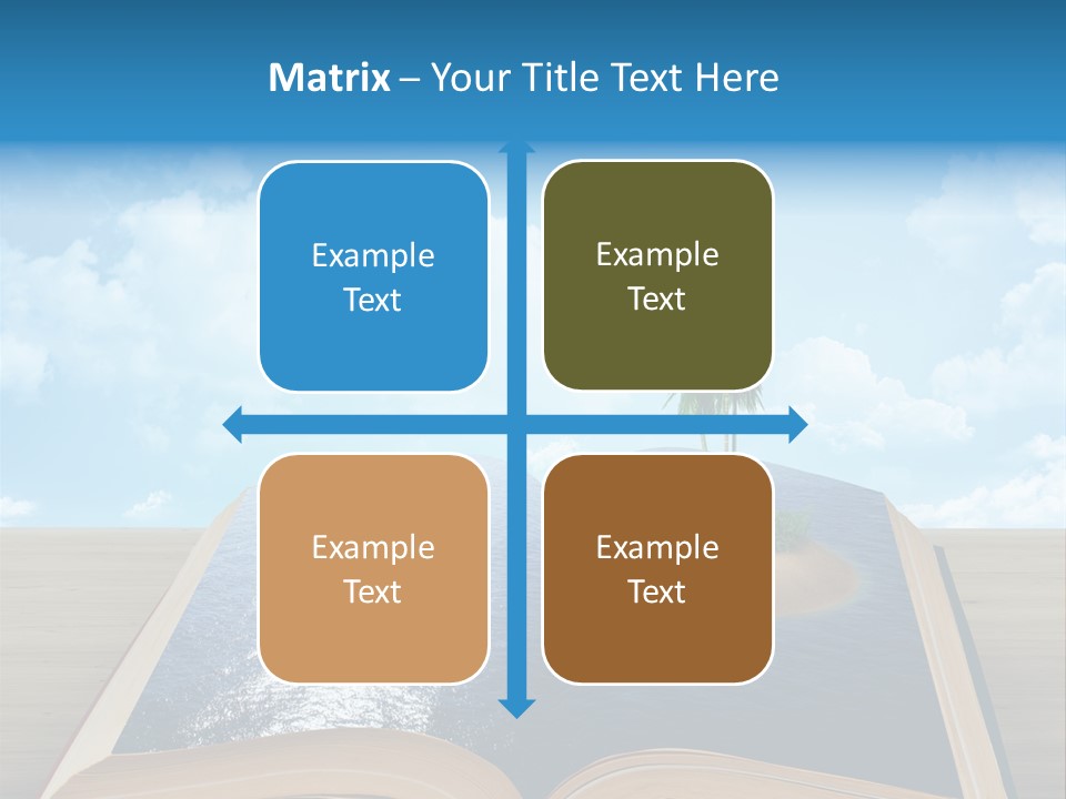 Data Water Green PowerPoint Template