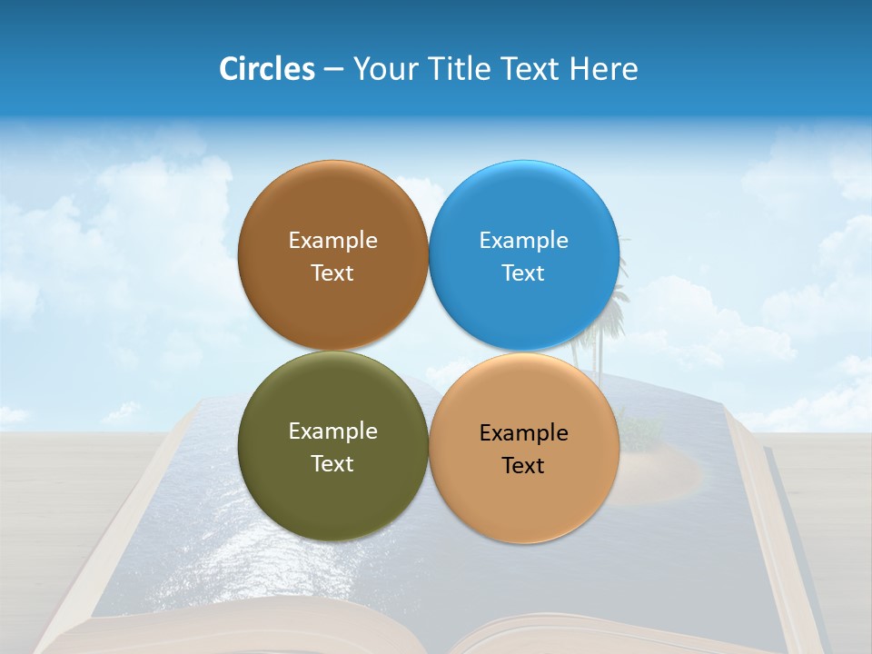 Data Water Green PowerPoint Template
