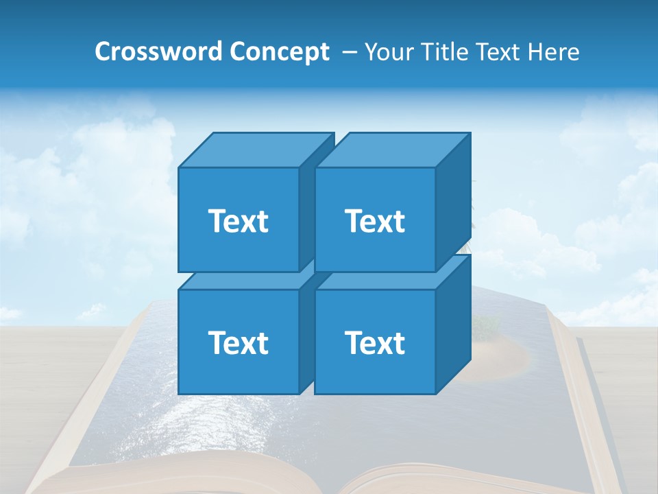 Data Water Green PowerPoint Template