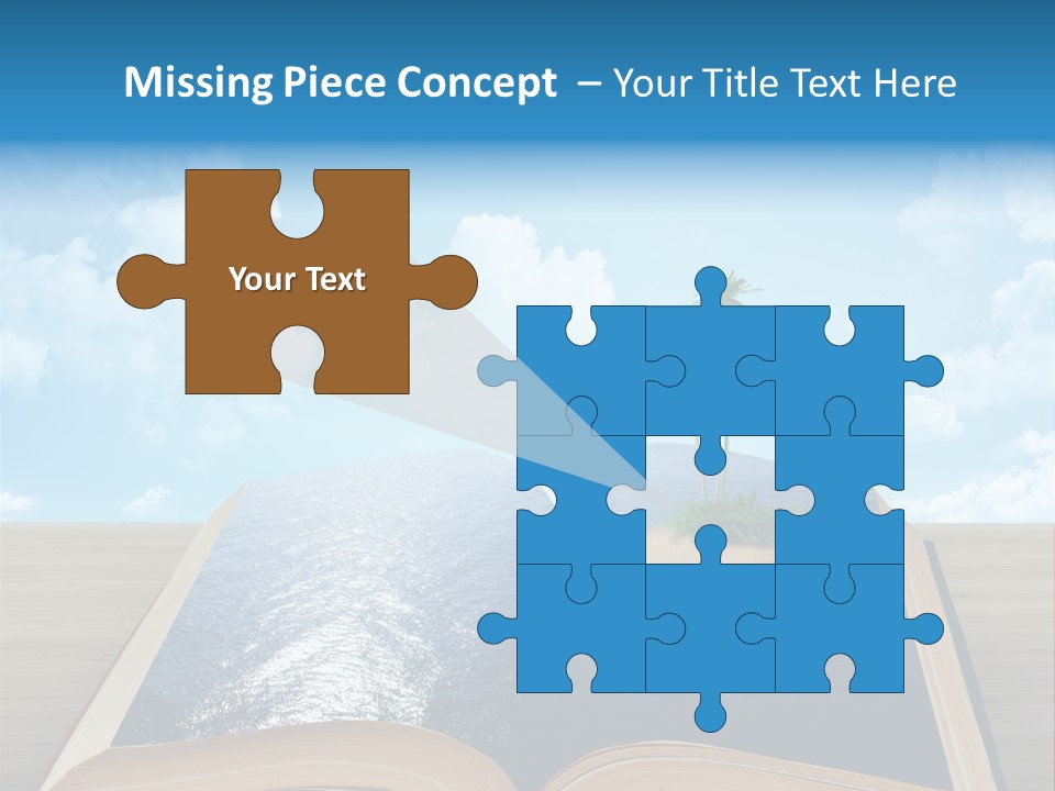 Data Water Green PowerPoint Template